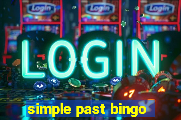 simple past bingo