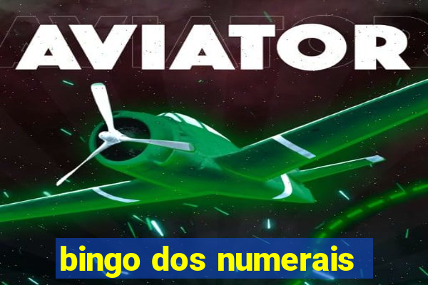 bingo dos numerais