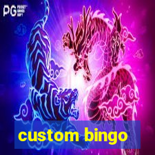 custom bingo