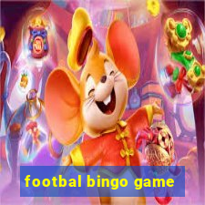 footbal bingo game