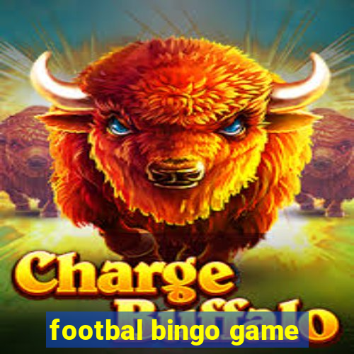 footbal bingo game