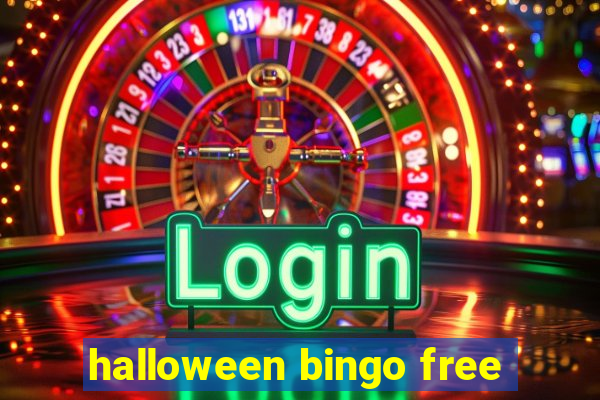 halloween bingo free