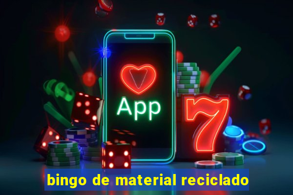 bingo de material reciclado