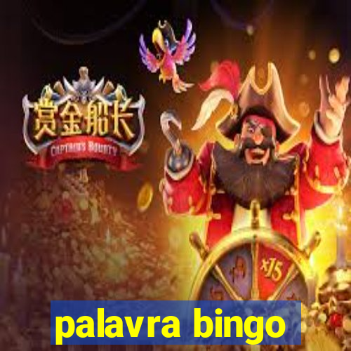 palavra bingo