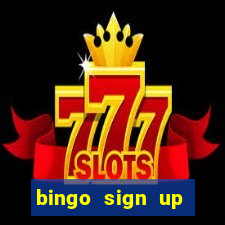 bingo sign up offers no wagering