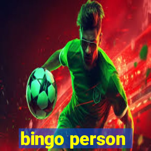 bingo person