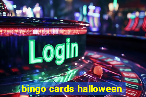 bingo cards halloween