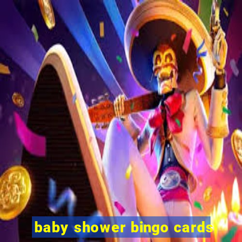 baby shower bingo cards