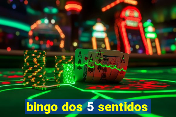 bingo dos 5 sentidos