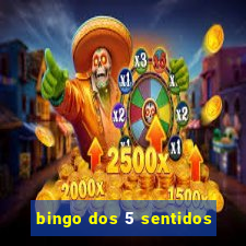 bingo dos 5 sentidos