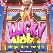 bingo dos emojis para imprimir