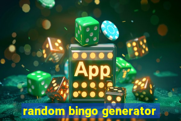 random bingo generator