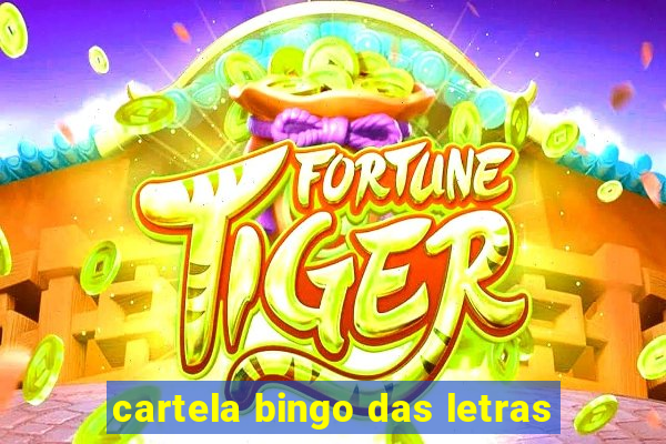 cartela bingo das letras