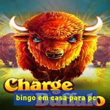 bingo em casa para pc