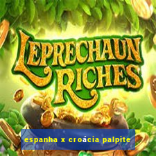 espanha x croácia palpite