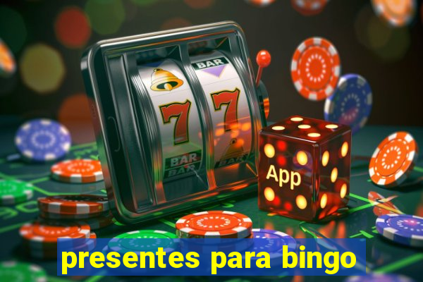 presentes para bingo