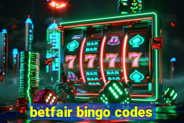 betfair bingo codes