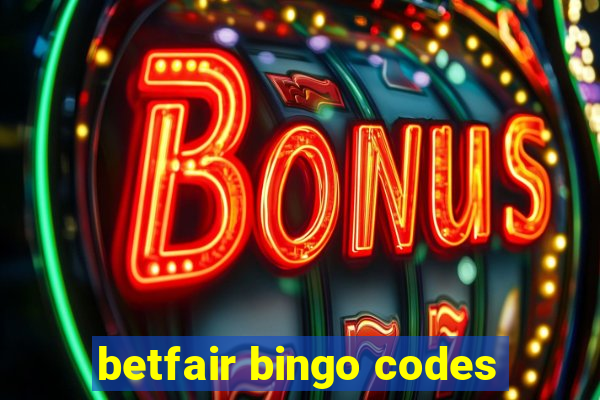 betfair bingo codes