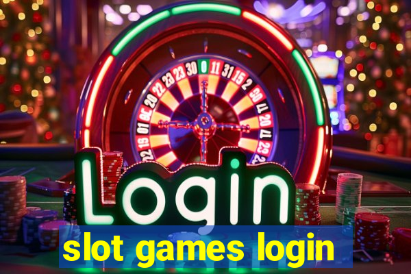 slot games login