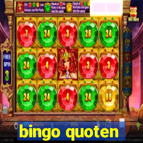 bingo quoten