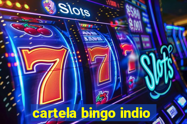 cartela bingo indio