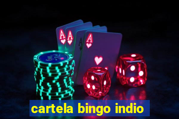 cartela bingo indio