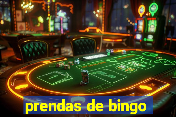 prendas de bingo